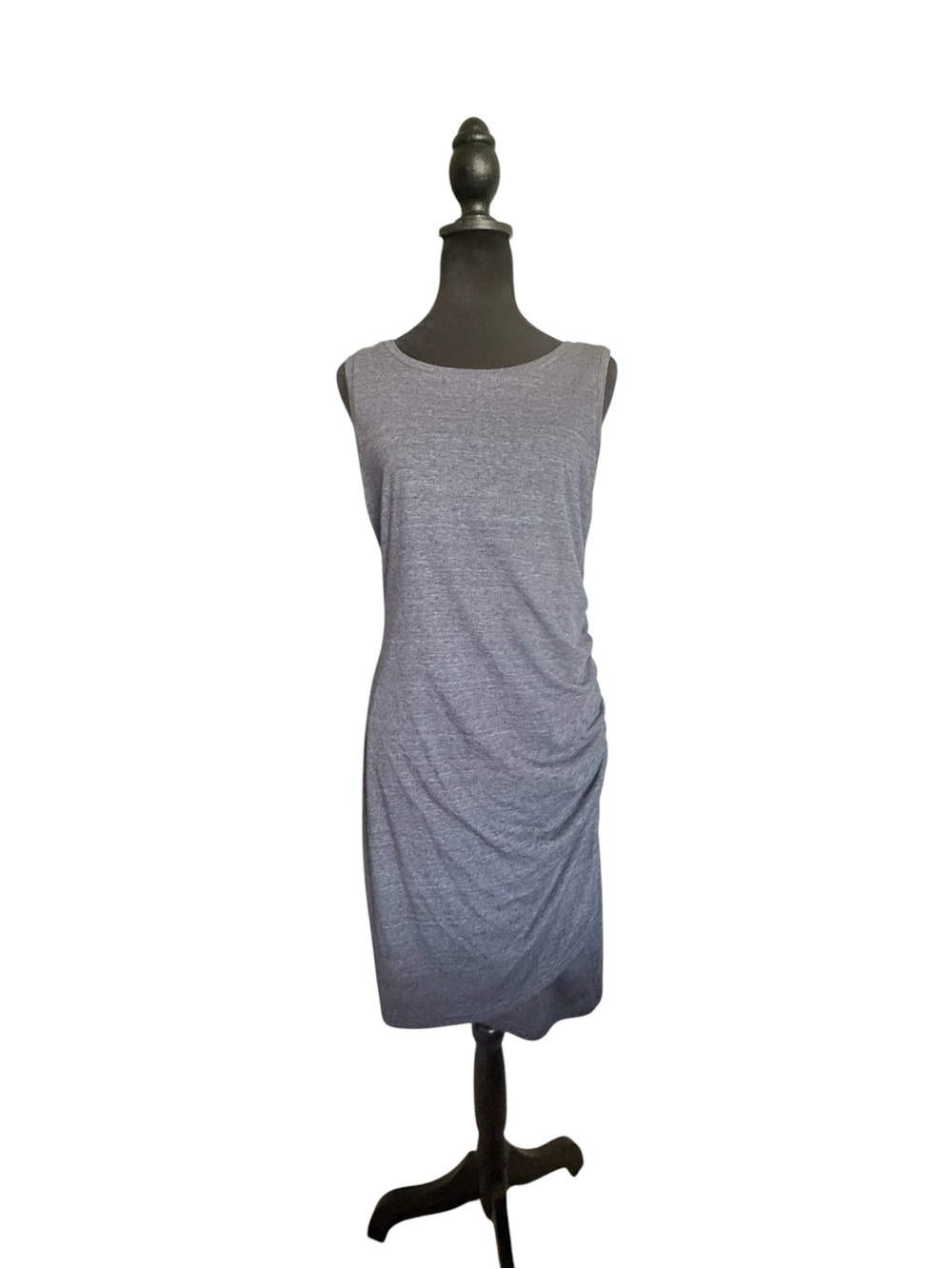 NWOT Leith Sleeveless Heather Gray Bodycon Dress from Nordstrom. Fits like Sz 8 - Picture 4 of 7